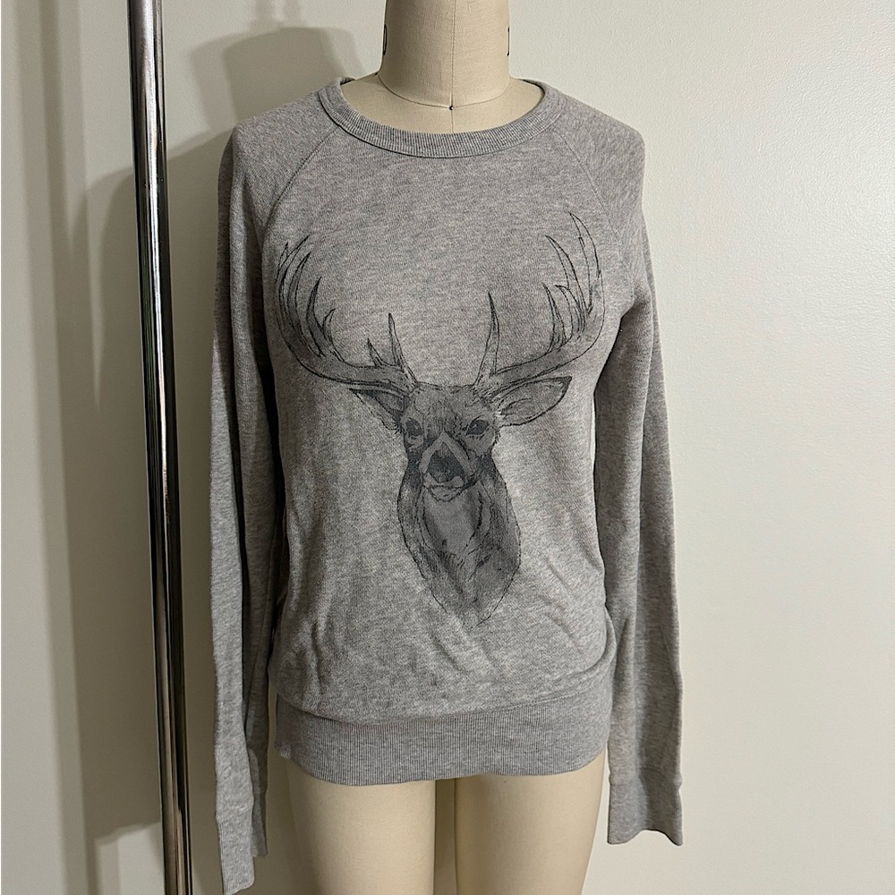 Merona l Deer Crewneck Sweatshirt